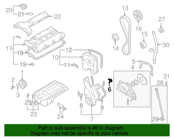 HYUNDAI 2132142042 Сальник коленвала задний в наличии Ужгород