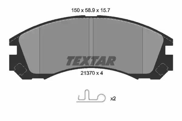 Тормозные колодки 2137001 TEXTAR
