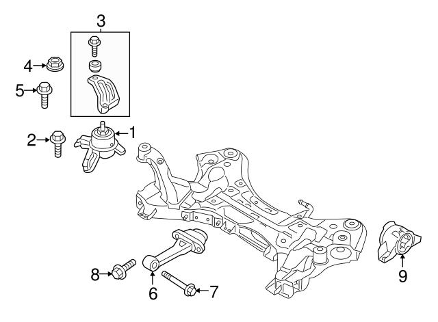 HYUNDAI 219503V200 Передняя опора двигателя в наличии Харьков