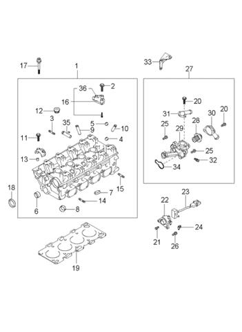 Сальник двигателя, распредвала 221443B001 HYUNDAI