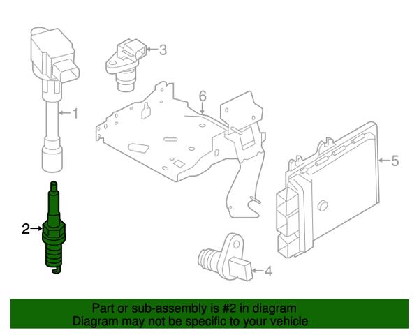 224011VA1C NISSAN Свеча зажигания купить в Харьков