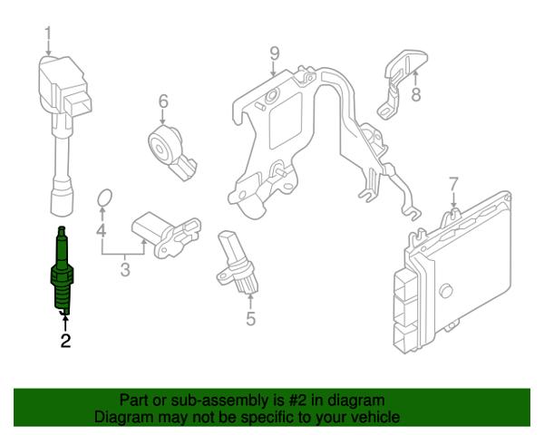 22401EW61C NISSAN Свечи зажигания купить в Украина