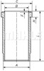Гильза цилиндра 227WN6701 MAHLE