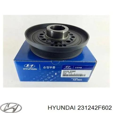 Шкив-демпфер коленвала 231242F602 HYUNDAI