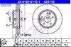 Диск тормозной передний 24012501101 ATE