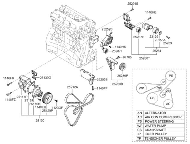 251003E001 HYUNDAI Помпа купить в Запорожье