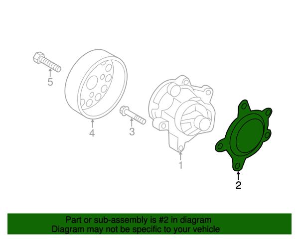 Прокладка помпы 251242B000 HYUNDAI