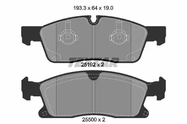 Тормозные колодки 2519201 TEXTAR