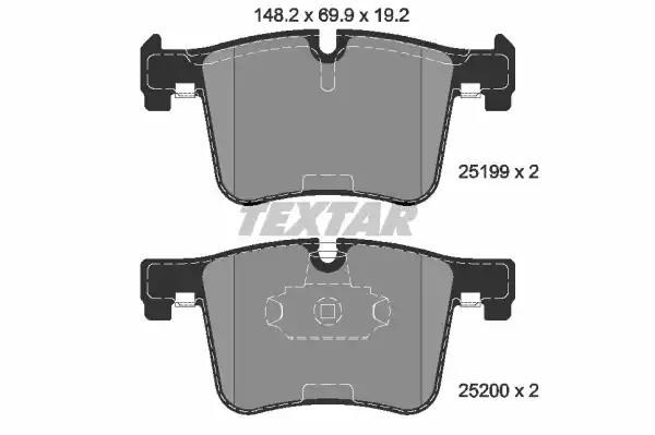 Колодки 2519901 TEXTAR