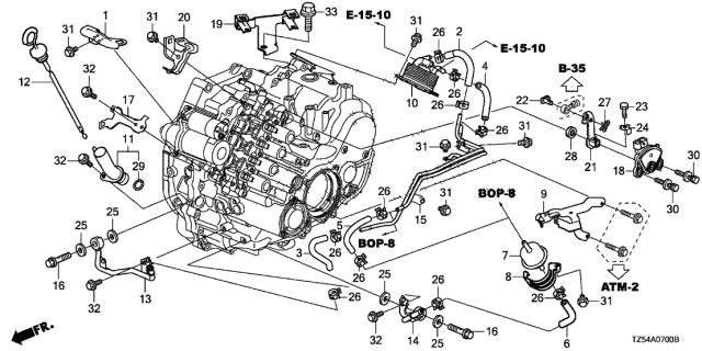 HONDA 25430PLR003 Фильтр АКПП в наличии Ровно