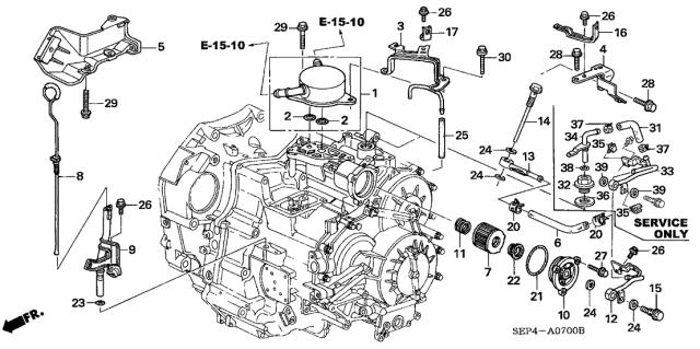 HONDA 25450RAY003 Фильтр АКПП в наличии Запорожье