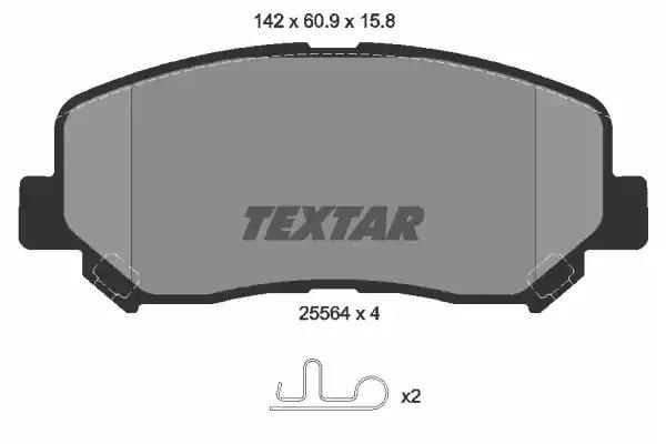 Колодки 2556401 TEXTAR