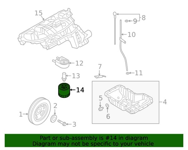 HYUNDAI 2630035505 Масляный фильтр в наличии Ирпень