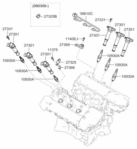 HYUNDAI 273013E400 Катушка зажигания в наличии Одесса