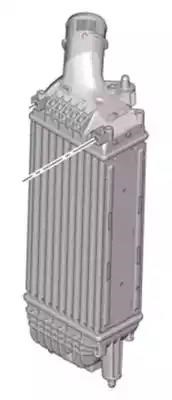 Радиатор интеркуллера Ситроен С5  3 