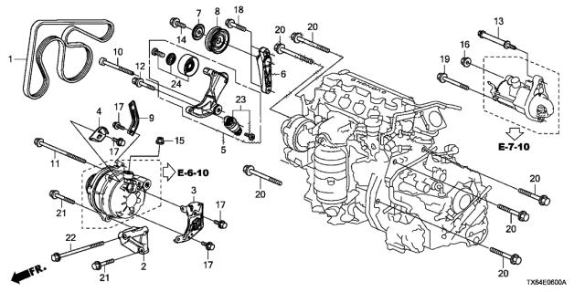 31189R0A015 HONDA Ролик натяжителя приводного ремня купить в Черновцы