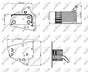 Радиатор масляный (холодильник) под фильтром 31258 NRF