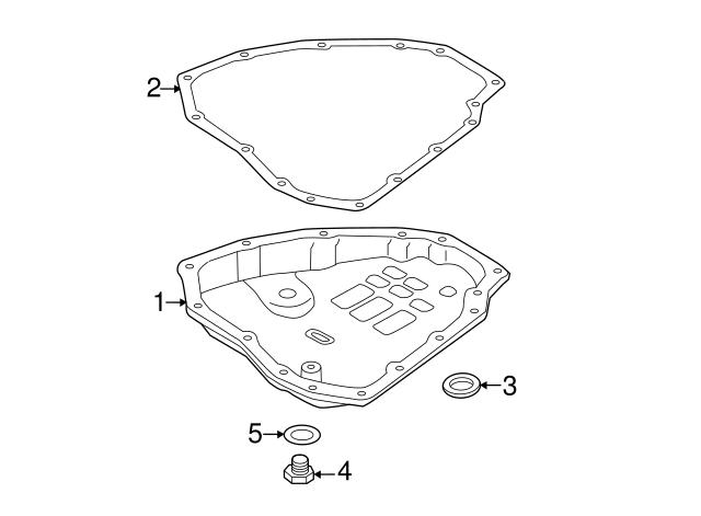 Прокладка поддона АКПП 313973JX0A NISSAN
