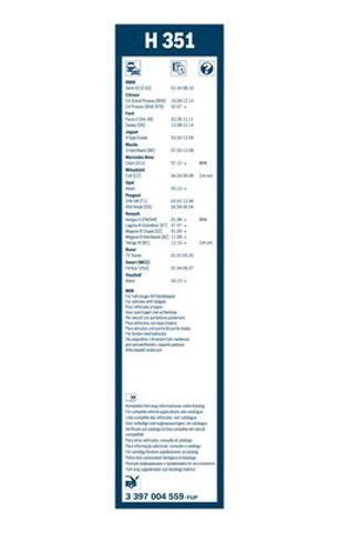 BOSCH 3397004559 Дворник задний в наличии Ужгород