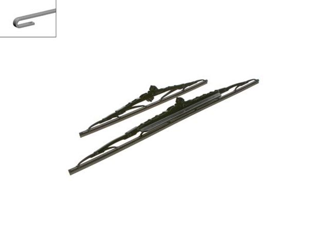 3397010297 BOSCH Щетка-дворник лобового стекла пассажирская купить в Ровно