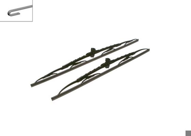 3397118307 BOSCH Щетка-дворник лобового стекла водительская купить в Винница