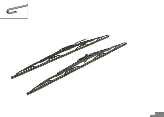 BOSCH 3397118309 Щетка-дворник лобового стекла, комплект из 2 шт. в наличии Житомир