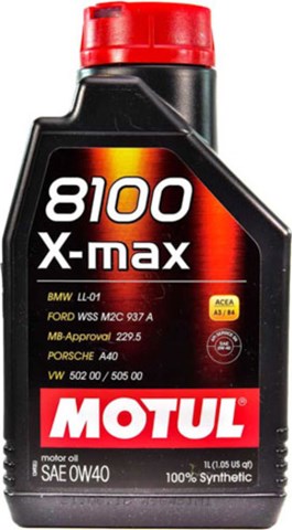 Цена при покупке на авто.про сейчас 348201/8100 x-max sae 0w-40 1l/104531 348201