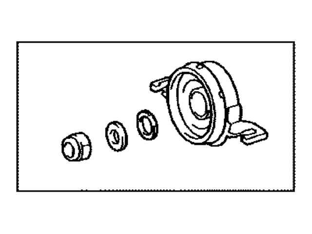 3723049015 TOYOTA Подвесной подшипник карданного вала купить в Киев