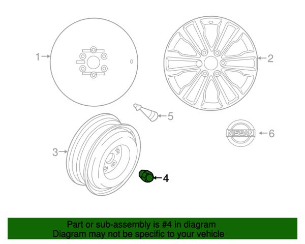 402241LA3A NISSAN Гайка колесная купить в Николаев