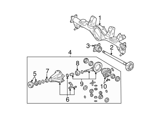 Фланец хвостовика заднего редуктора 4120435100 TOYOTA