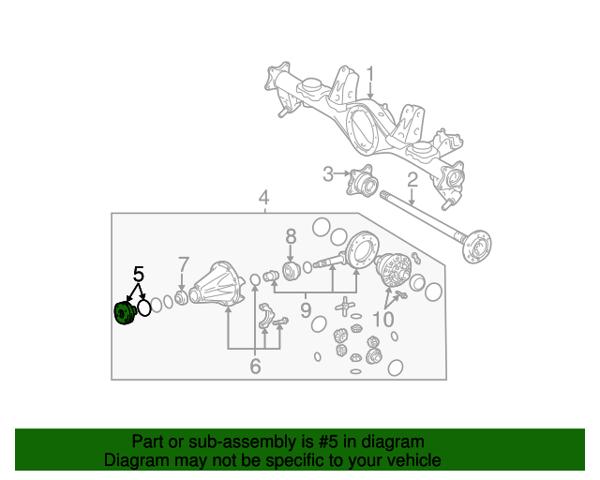 TOYOTA 4120435100 Фланец хвостовика заднего редуктора в наличии Чернигов