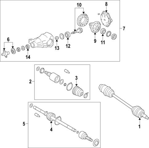 4123124010 TOYOTA Втулка распорная хвостовика заднего моста купить в Николаев