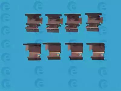 Комплект пружинок крепления передних дисковых колодок 420008 ERT