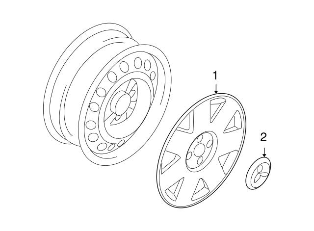 4252A060 MITSUBISHI Колпак колесного диска купить в Черновцы