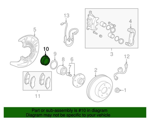 TOYOTA 4324648011 Сальник передней ступицы в наличии Харьков