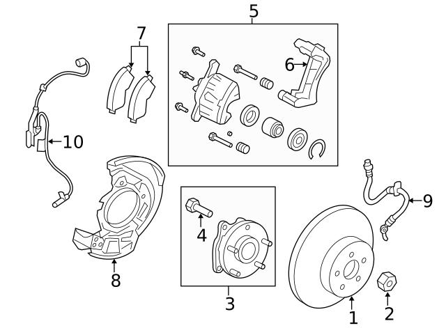 Передний тормозной диск 4351233150 TOYOTA