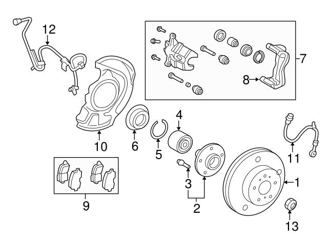 Тормоз дисковый передний 4351248110 TOYOTA