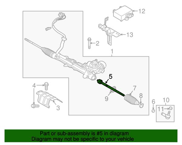 Рулевая тяга Митсубиси Аутлендер II XL