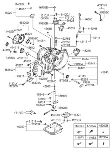 HYUNDAI 4595628010 Датчик положения селектора АКПП в наличии Каменское