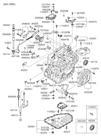 Фильтр АКПП 4632123001 HYUNDAI