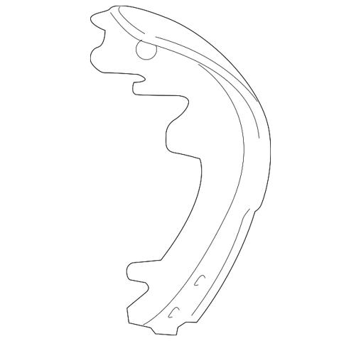 4658060060 TOYOTA Колодки ручника (стояночного тормоза) купить в Днепр