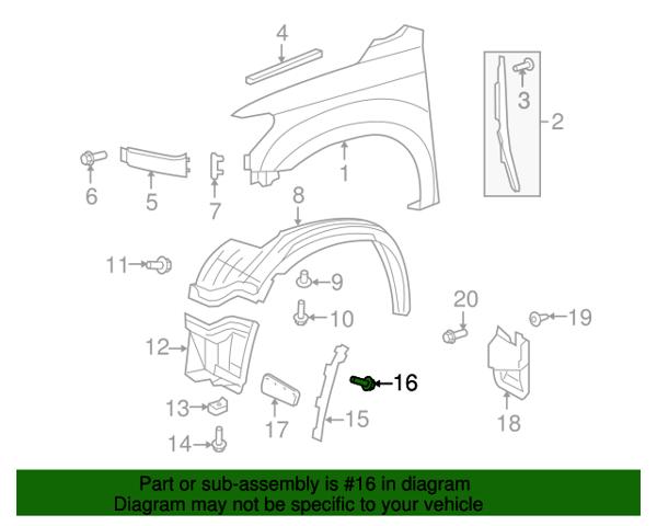 TOYOTA 4774908010 Пистон (клип) крепления подкрылка переднего крыла в наличии Украина