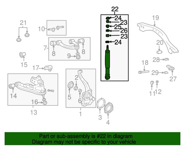 4851069127 TOYOTA Амортизатор передний купить в Хмельницкий