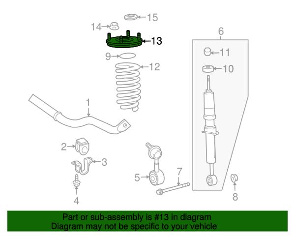 486090C040 TOYOTA Опора переднего амортизатора купить в Каменское