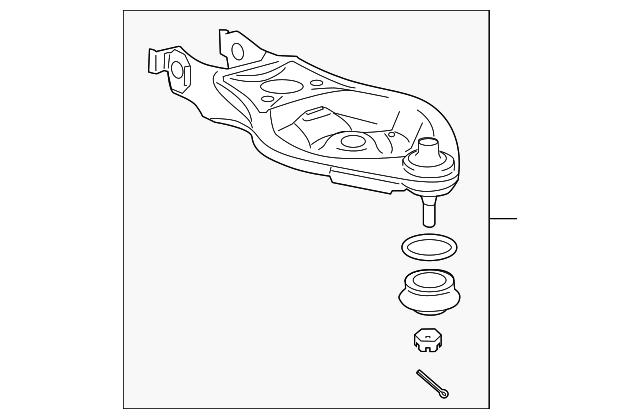 Балансир задний нижний 4873009010 TOYOTA