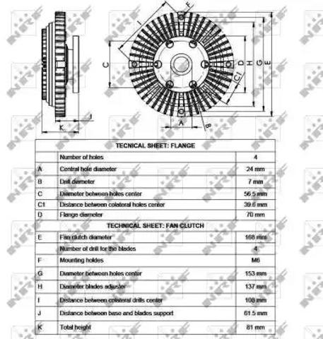 Гидромуфта привода вентилятора 49547 NRF