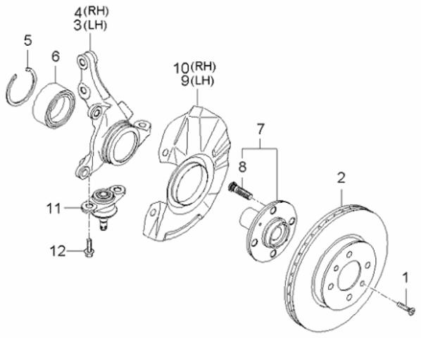 HYUNDAI 517181C010 Кольцо стопорное подшипника передней ступицы в наличии Кривой Рог