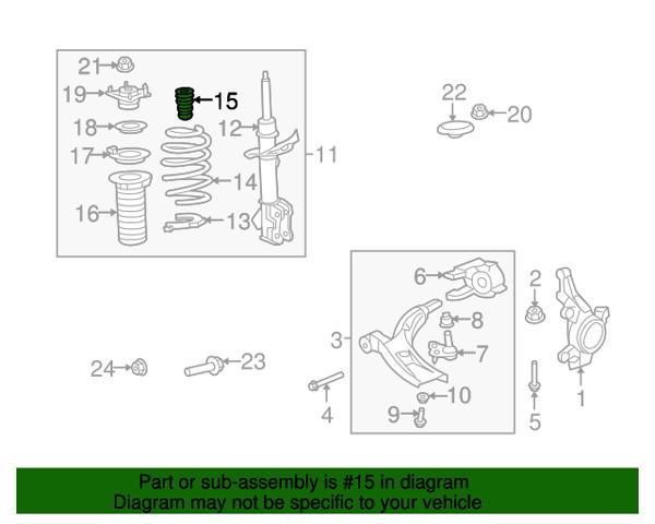 HONDA 51722SWET01 Буфер (отбойник) амортизатора переднего в наличии Павлоград