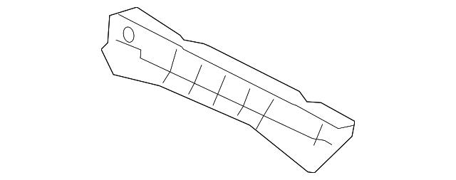 Левый кронштейн переднего бампера 5211660181 TOYOTA