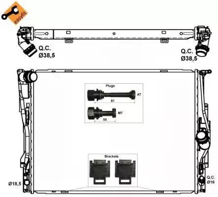 NRF 53474 Радиатор в наличии Черкассы